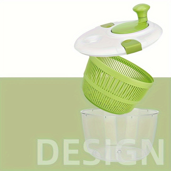 Manual Salad Spinner with Drainer Basket