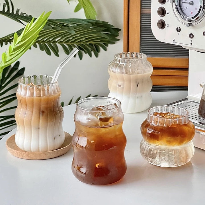 Transparent Trendy Coffee Glass Cup