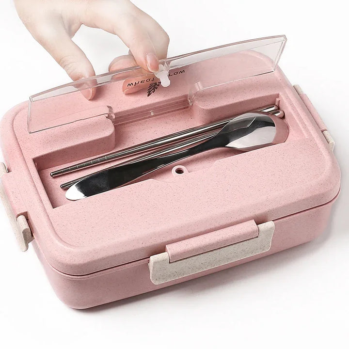 Microwave Lunch Box With Utensils