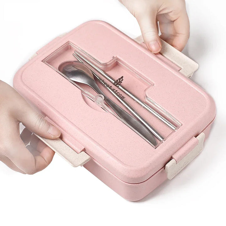 Microwave Lunch Box With Utensils