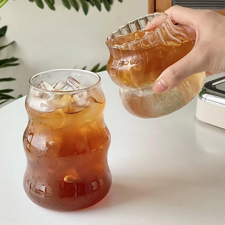 Transparent Trendy Coffee Glass Cup