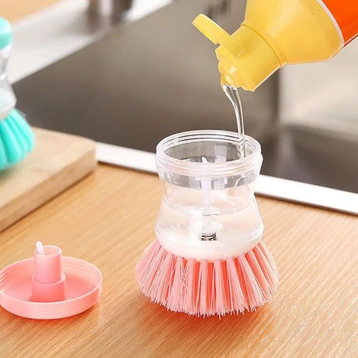 Dish Brush Soap Liquid Dispenser