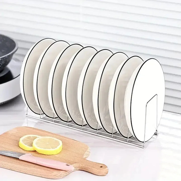 Kitchen Dish Organizer Stainless Steel Dish Holder