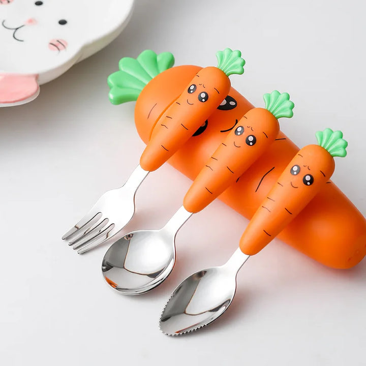 1PC Carrot Utensils For Kids