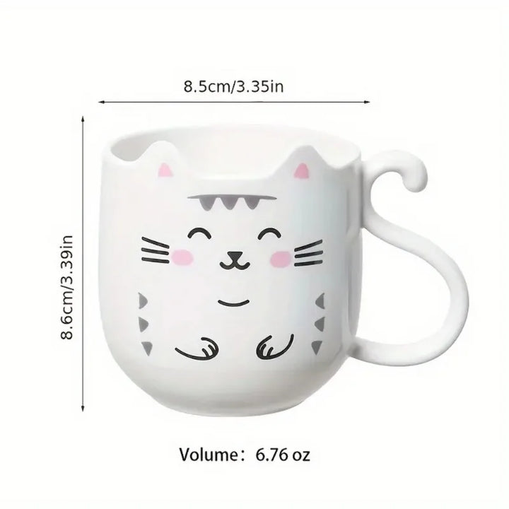 1pc Cute Cartoon Cat Mug