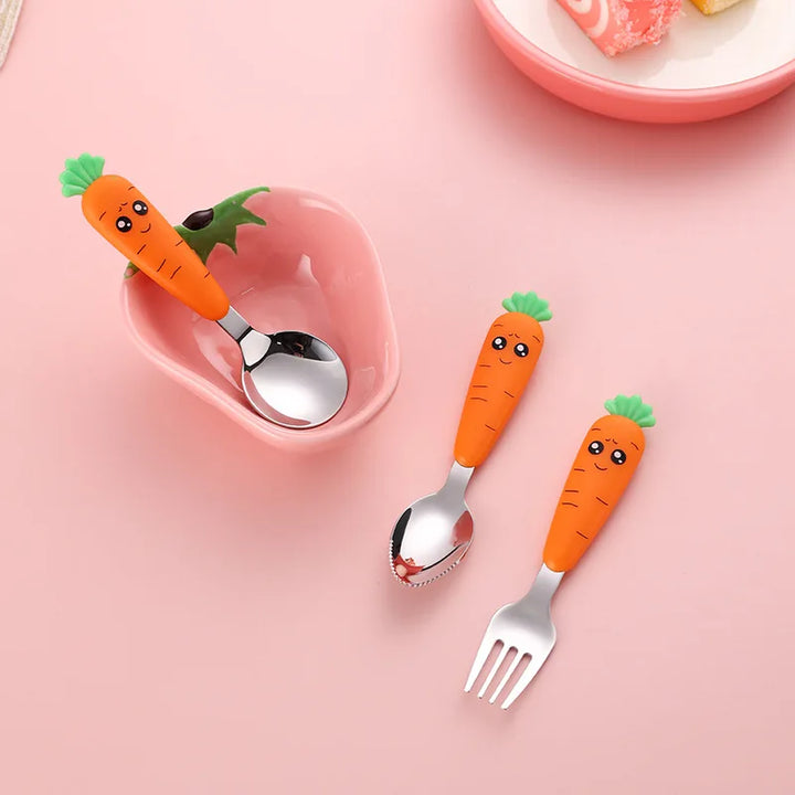 1PC Carrot Utensils For Kids