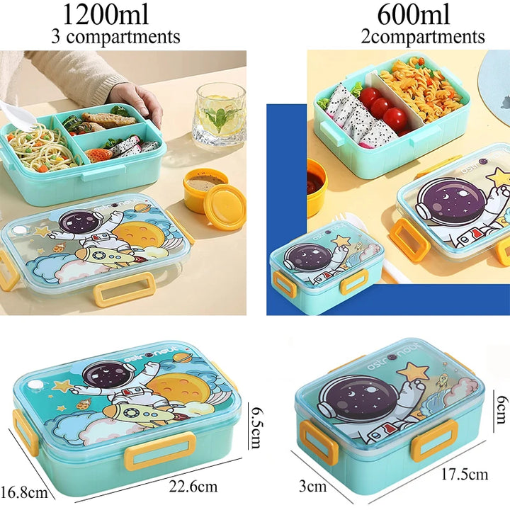 Cute Lunch Box With Compartments for Kids